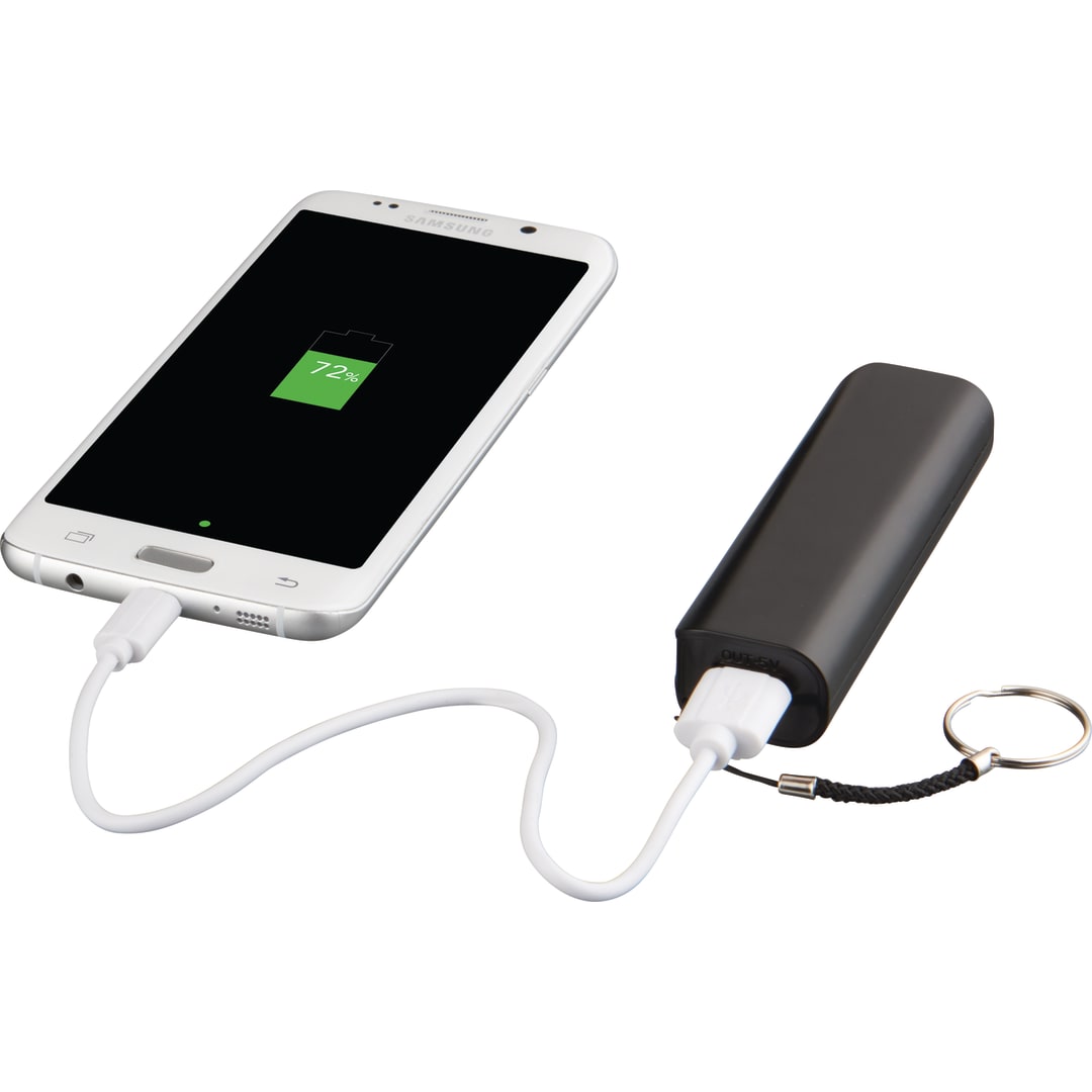 Span 1200 mAh Power Bank - SM-3763 Black