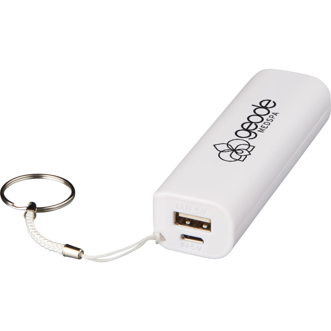 Span 1200 mAh Power Bank - SM-3763 White