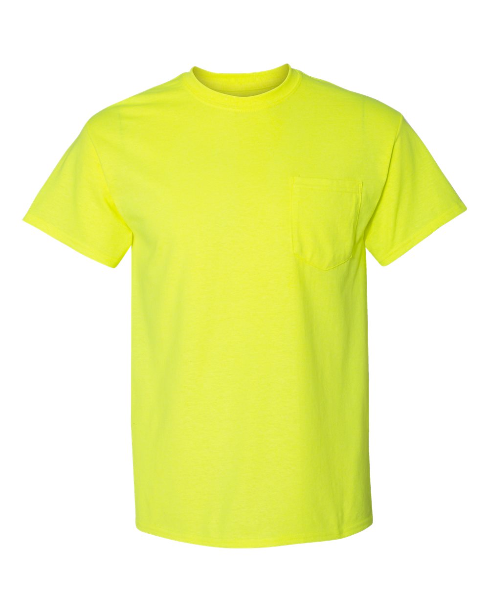 Gildan Unisex DryBlend® Pocket T-Shirt - 8300 Safety Green