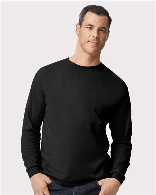 Gildan Unisex DryBlend® 50/50 Long Sleeve T-Shirt - 8400 Black