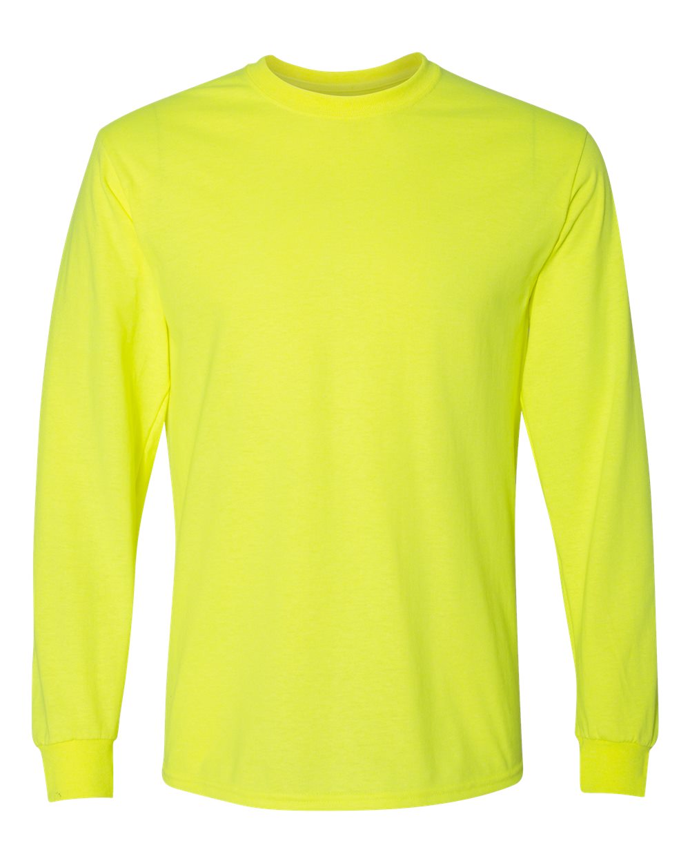 Gildan Unisex DryBlend® 50/50 Long Sleeve T-Shirt - 8400 Safety Green