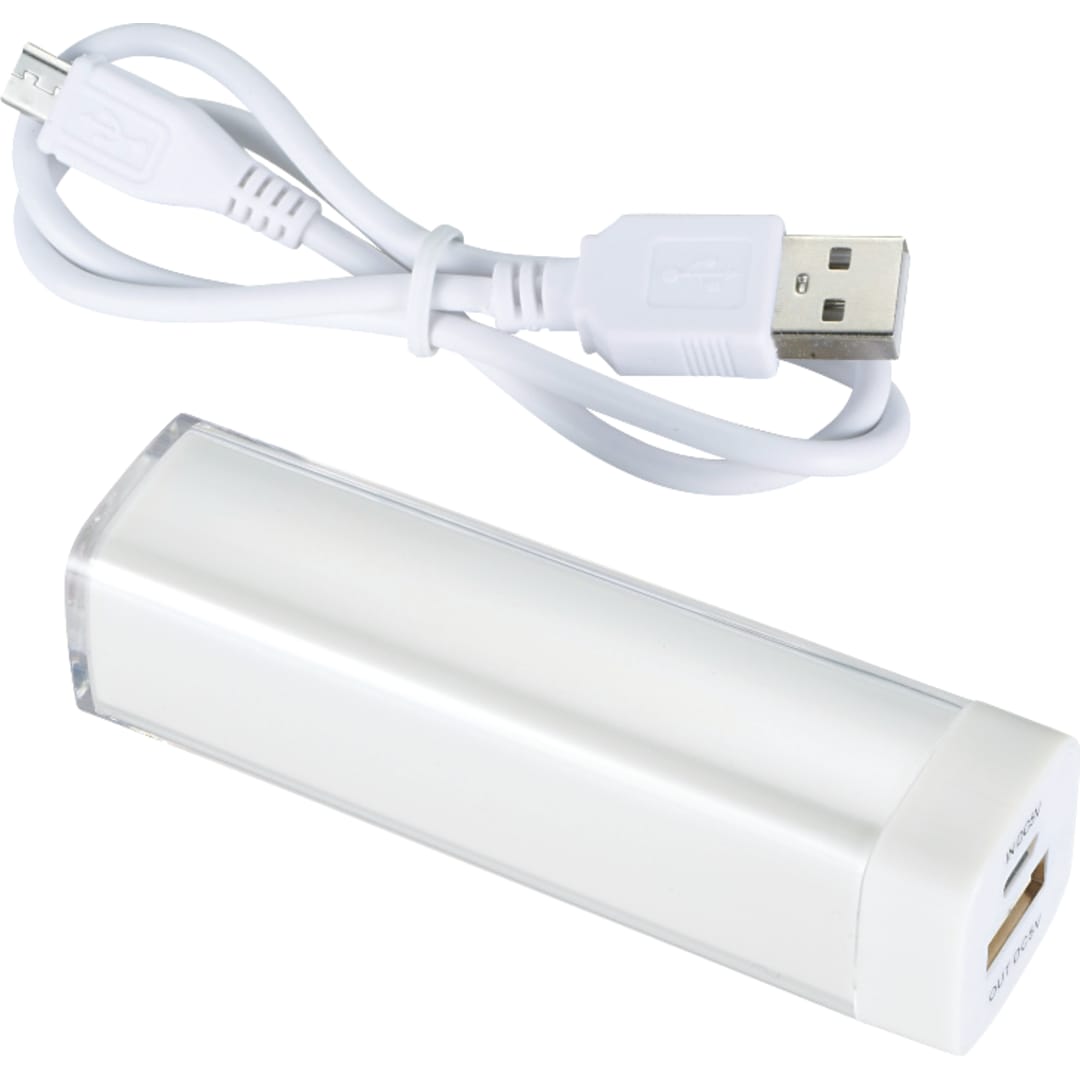 Flash 2,200 mAh Power Bank - SM-3909 White