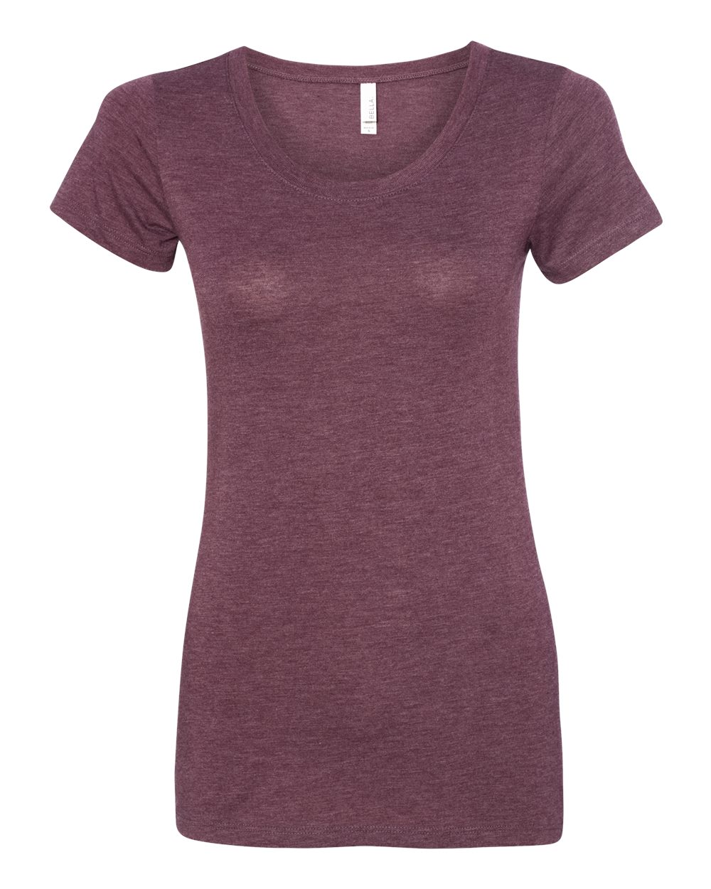 BELLA + CANVAS Women's Triblend Tee - 8413 Maroon Triblend
