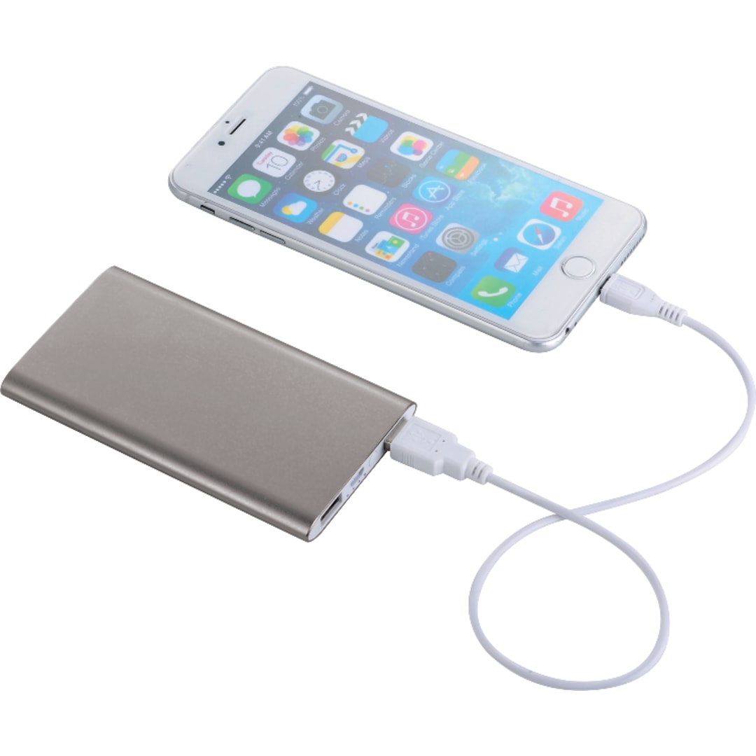  Sleek Aluminum 4000 mAh Power Bank - SM-3923