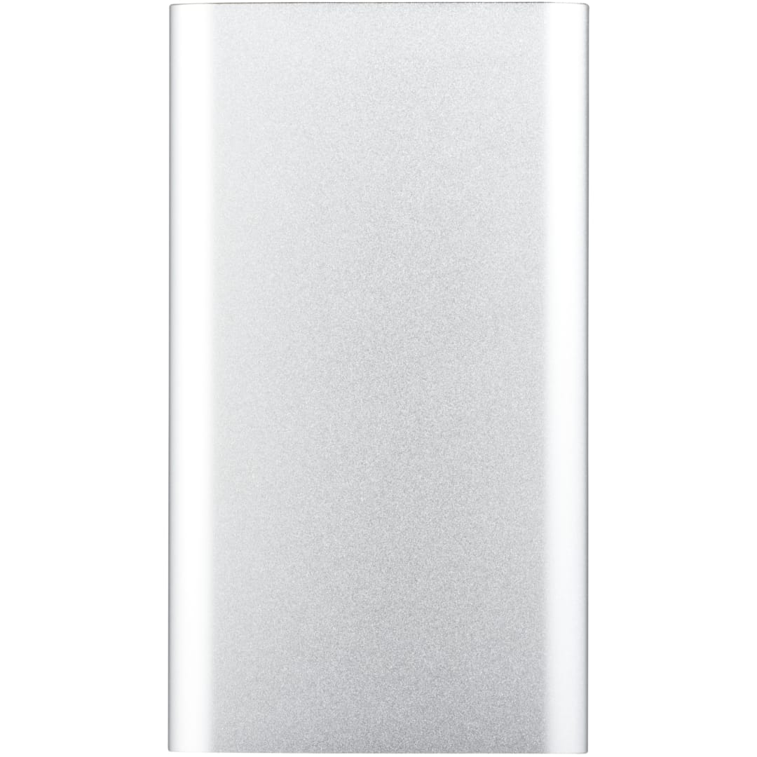 Sleek Aluminum 4000 mAh Power Bank - SM-3923 Silver