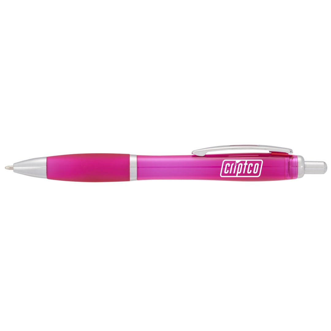 Nash Ballpoint Pen - SM-4101 Translucent Pink (PK)