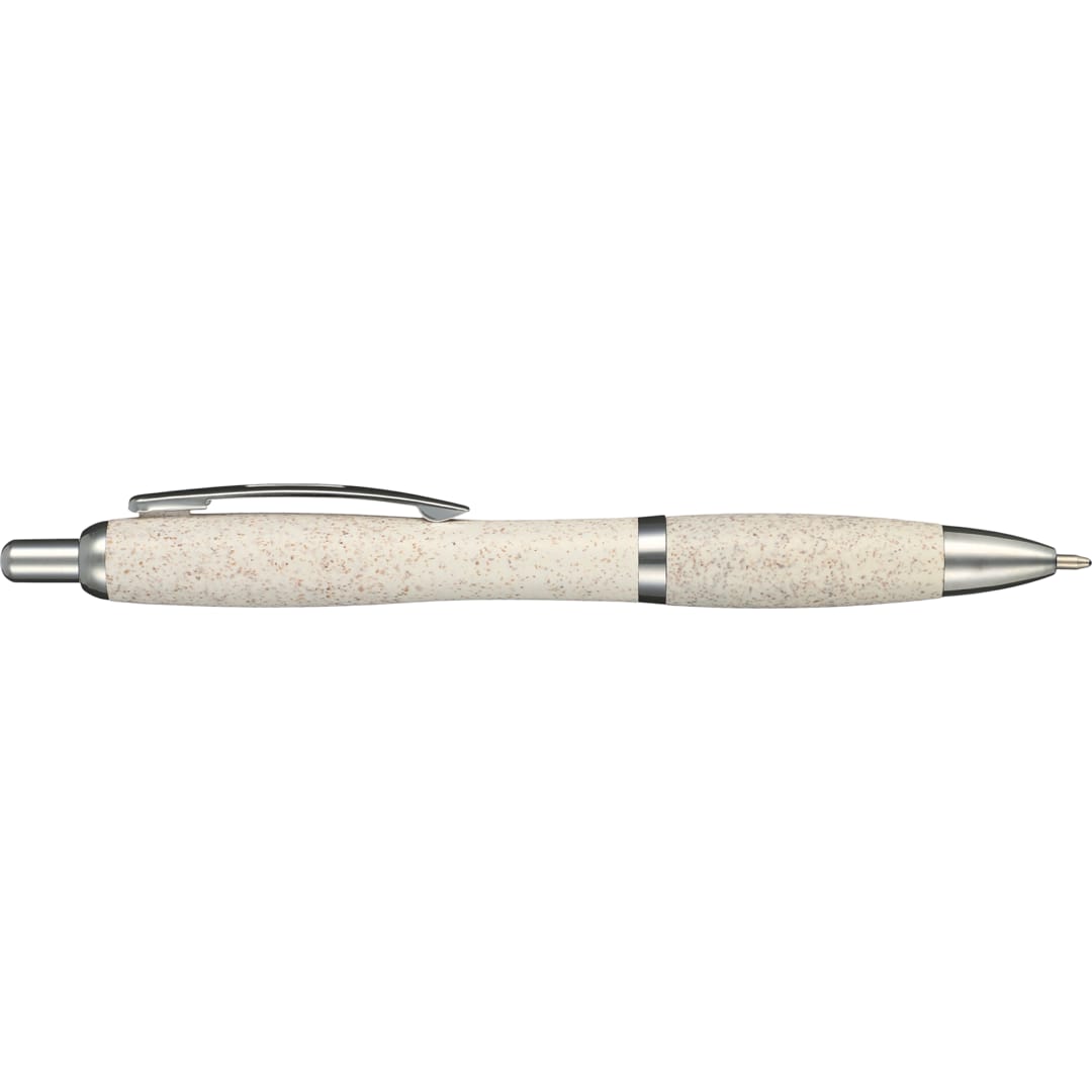 Nash Wheat Straw Ballpoint - SM-4108 White