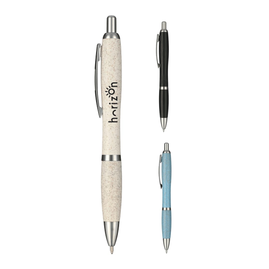 Nash Wheat Straw Ballpoint - SM-4108 White