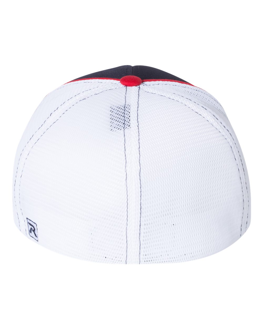 Richardson Pulse Sportmesh R-Flex Cap - 172 Navy- White- Red Tri