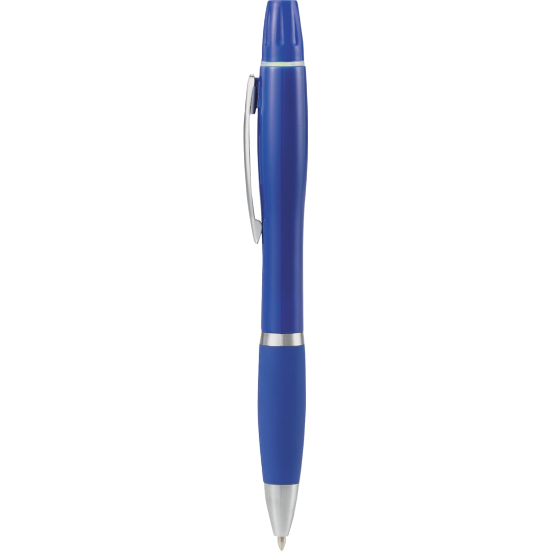 Nash Ballpoint Pen-Highlighter - SM-4303 Blue