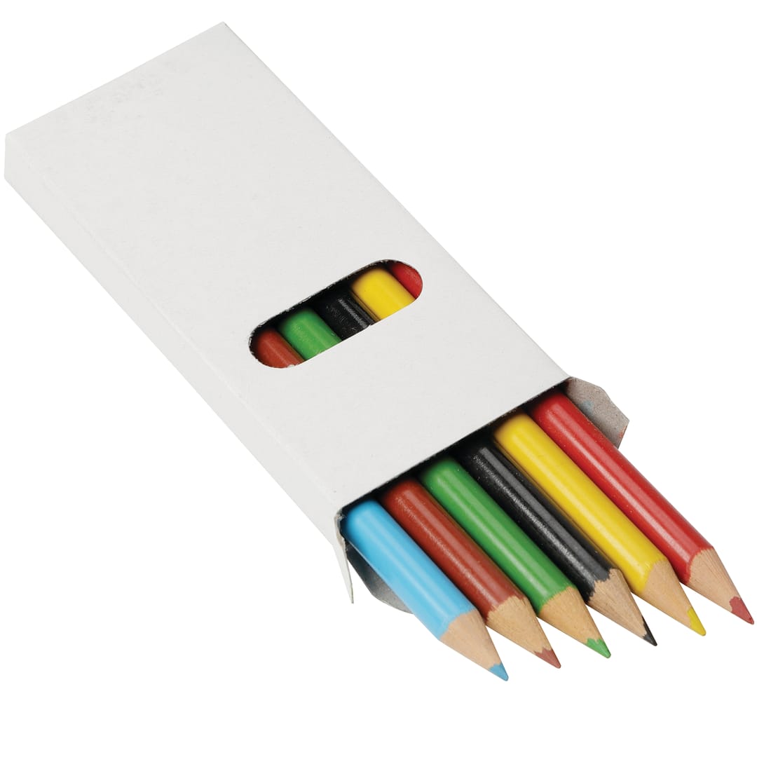 Sketchi 6-Piece Colored Pencil Set - SM-4466 White
