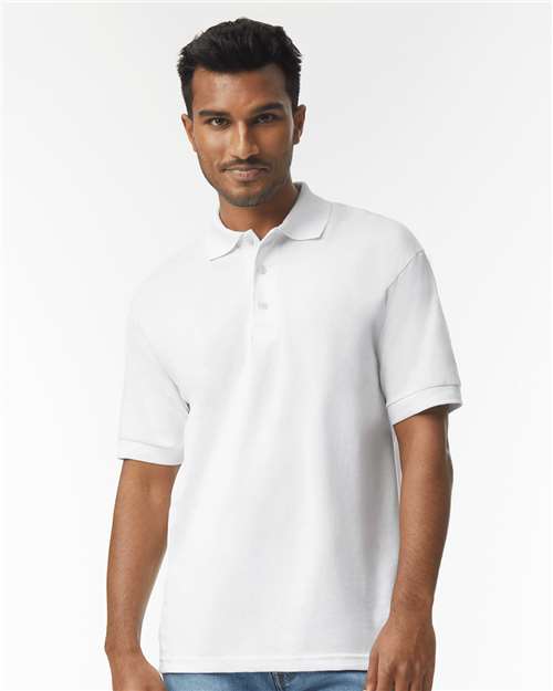 Gildan Unisex DryBlend® Jersey Polo - 8800 White