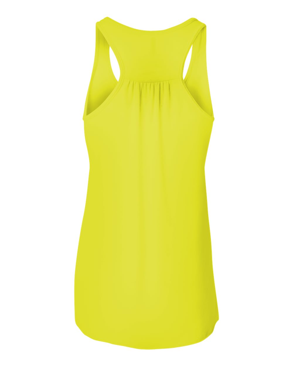 BELLA + CANVAS Women's Flowy Racerback Tank - 8800 - 8800BL Neon Yellow