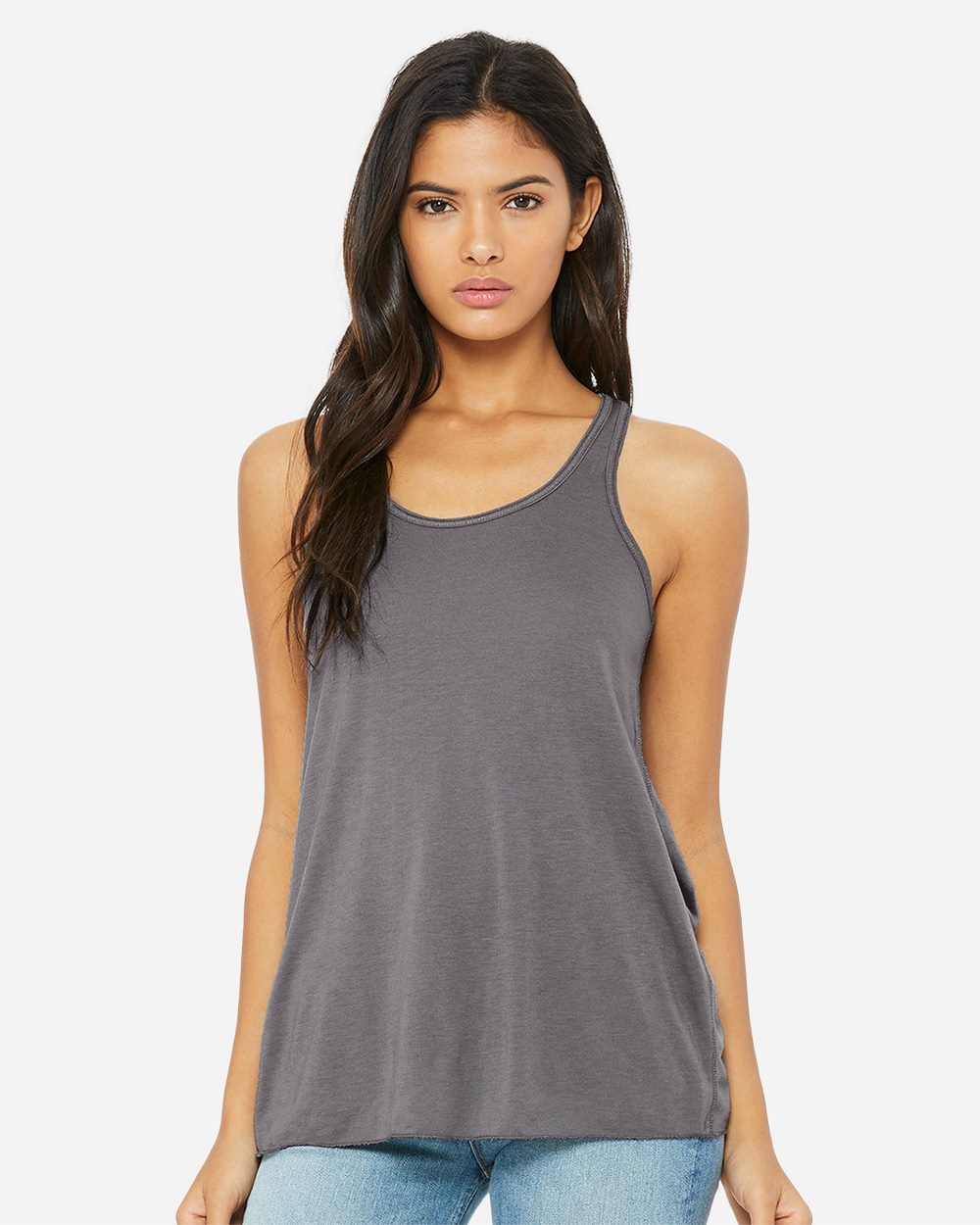 BELLA + CANVAS Women's Flowy Racerback Tank - 8800 - 8800BL