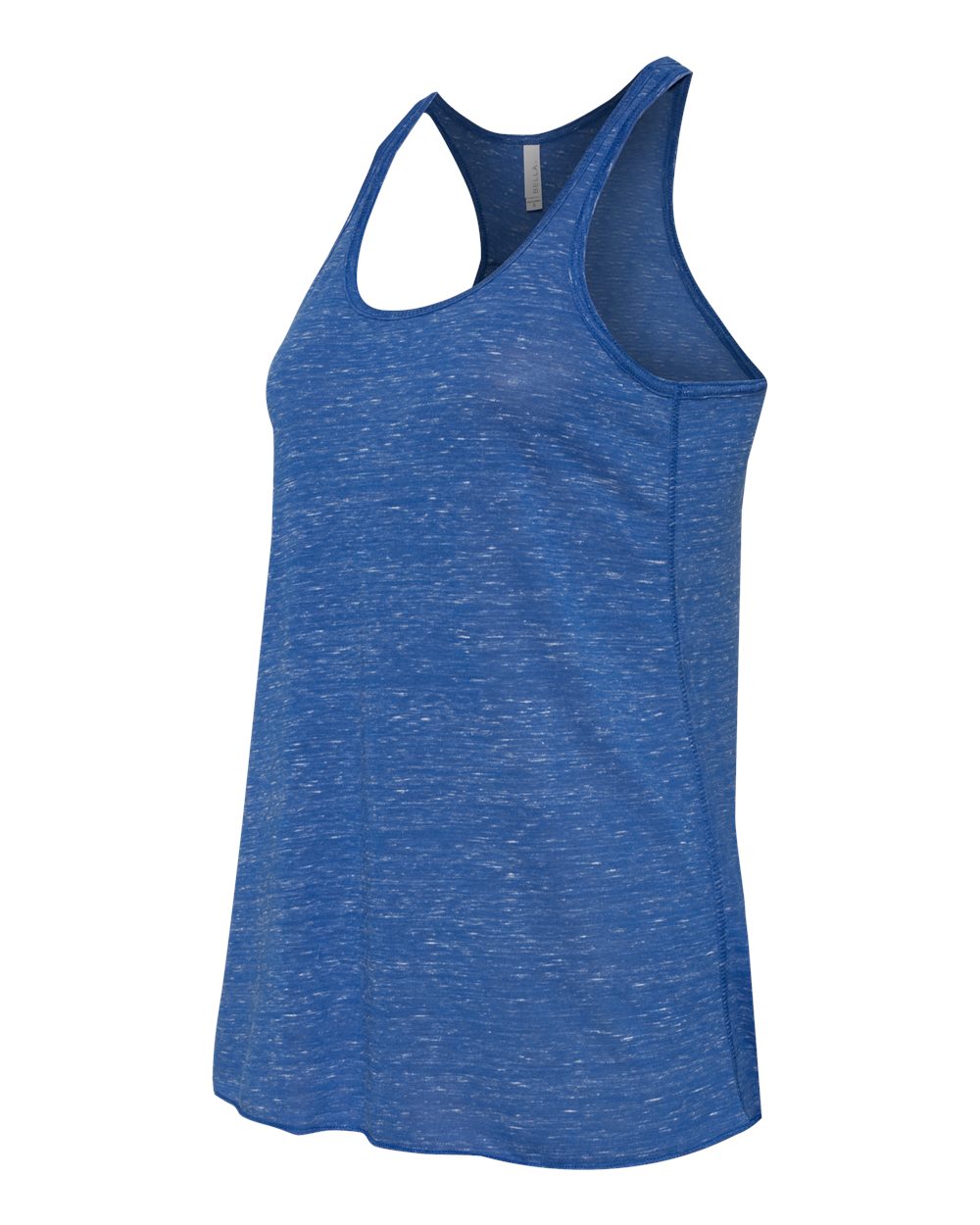 BELLA + CANVAS Women's Flowy Racerback Tank - 8800 - 8800BL True Royal Marble