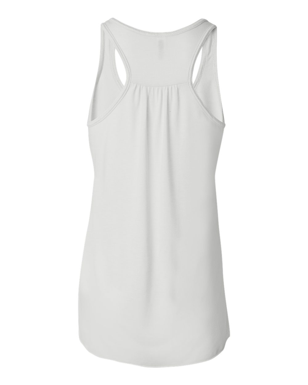 BELLA + CANVAS Women's Flowy Racerback Tank - 8800 - 8800BL White