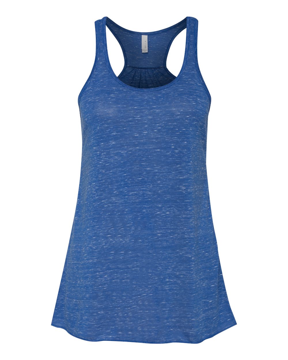 BELLA + CANVAS Women's Flowy Racerback Tank - 8800 - 8800BL True Royal Marble