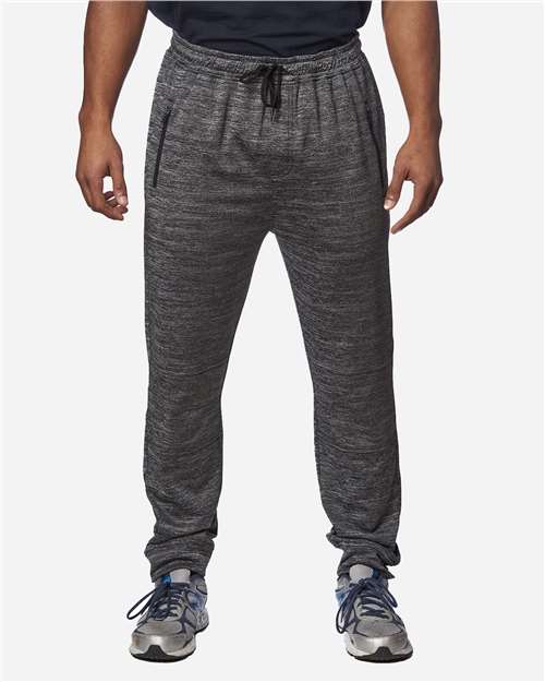 Burnside Men's Performance Fleece Joggers - 8801 - 8801Bu Heather Charcoal