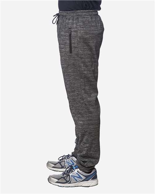 Burnside Men's Performance Fleece Joggers - 8801 - 8801Bu Heather Charcoal