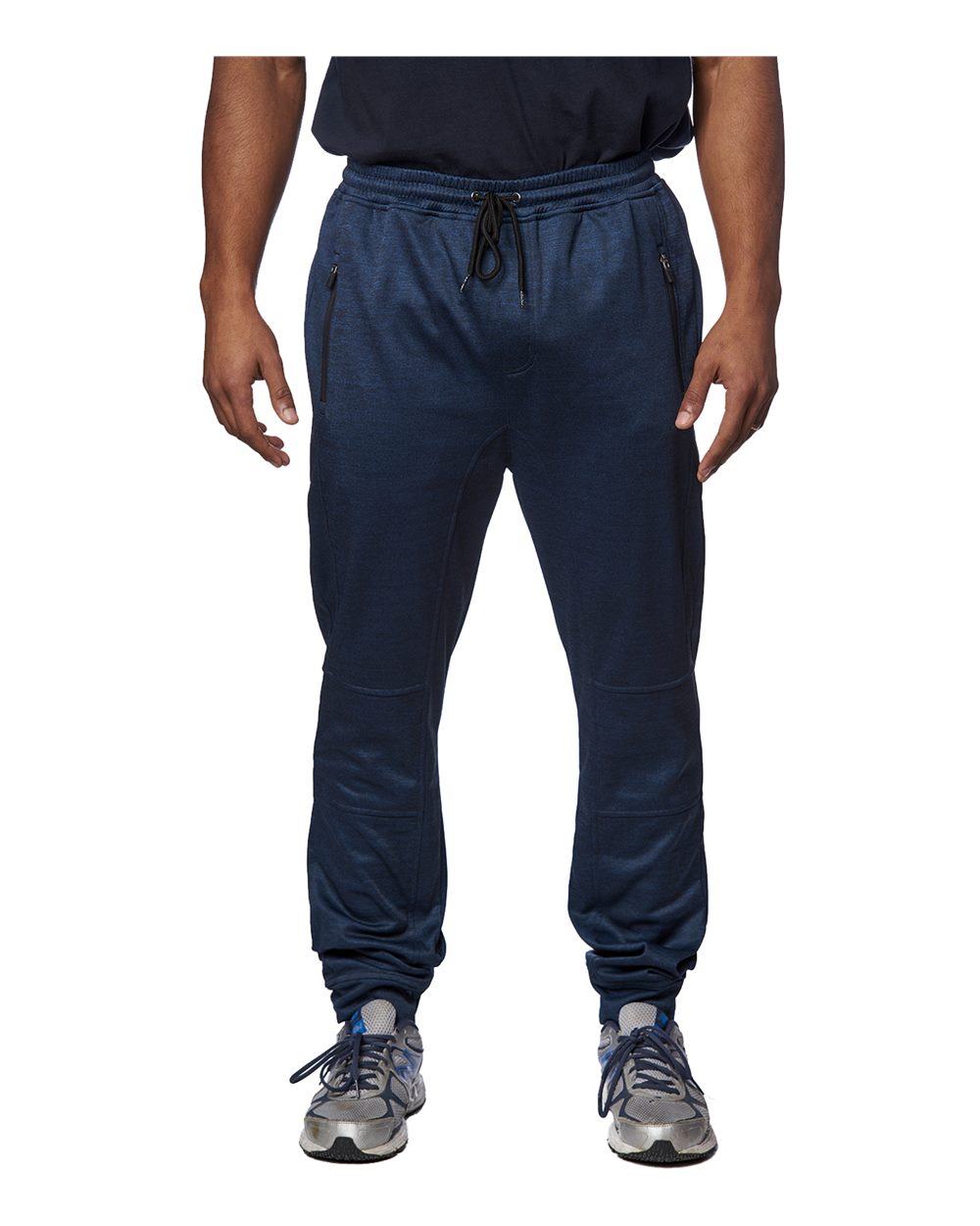 Burnside Men's Performance Fleece Joggers - 8801 - 8801Bu Heather Navy