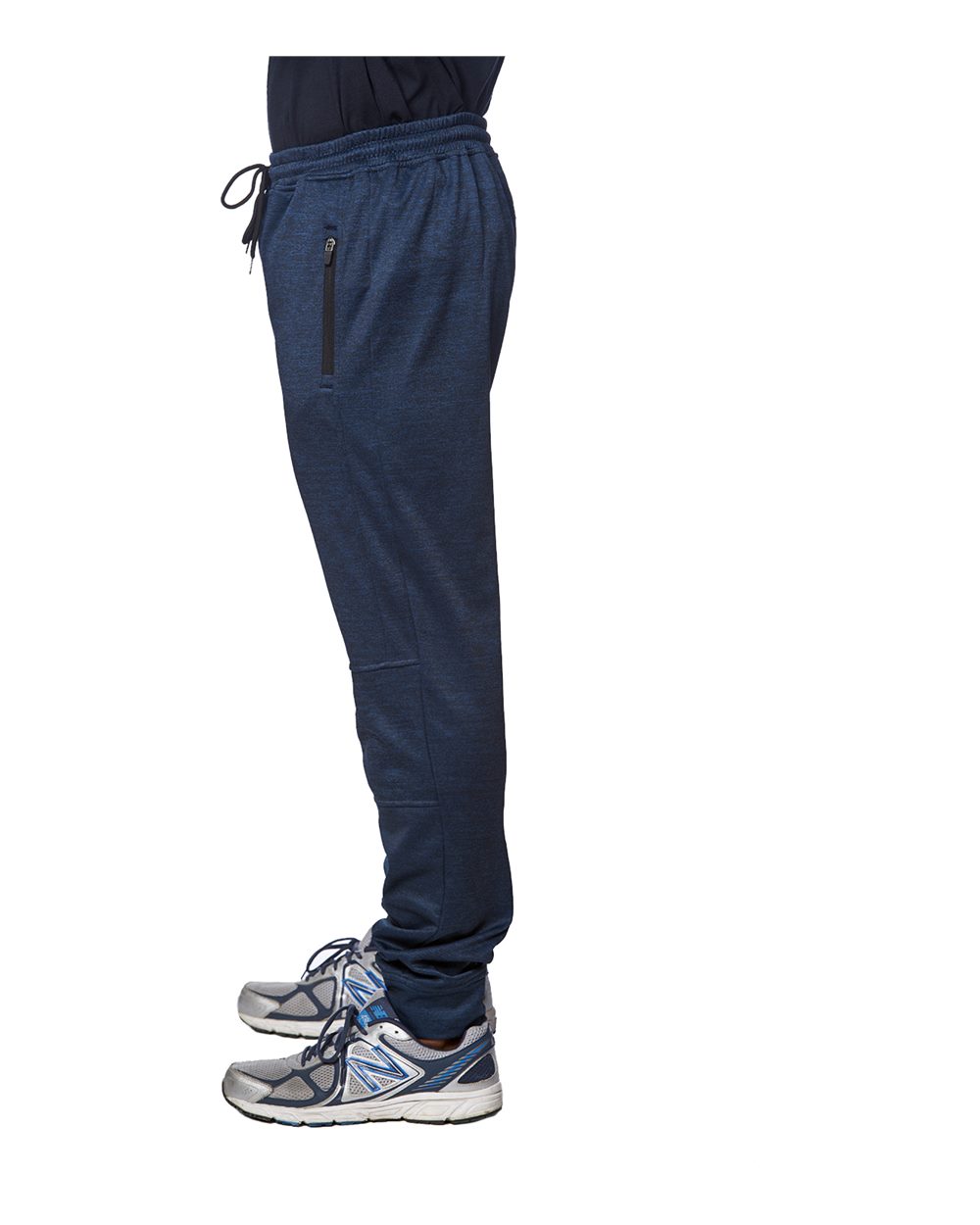 Burnside Men's Performance Fleece Joggers - 8801 - 8801Bu Heather Navy