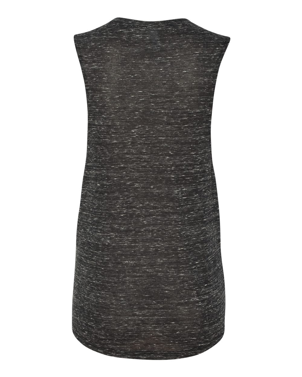 BELLA + CANVAS Women's Flowy Scoop Muscle Tank - 8803 Black Marble