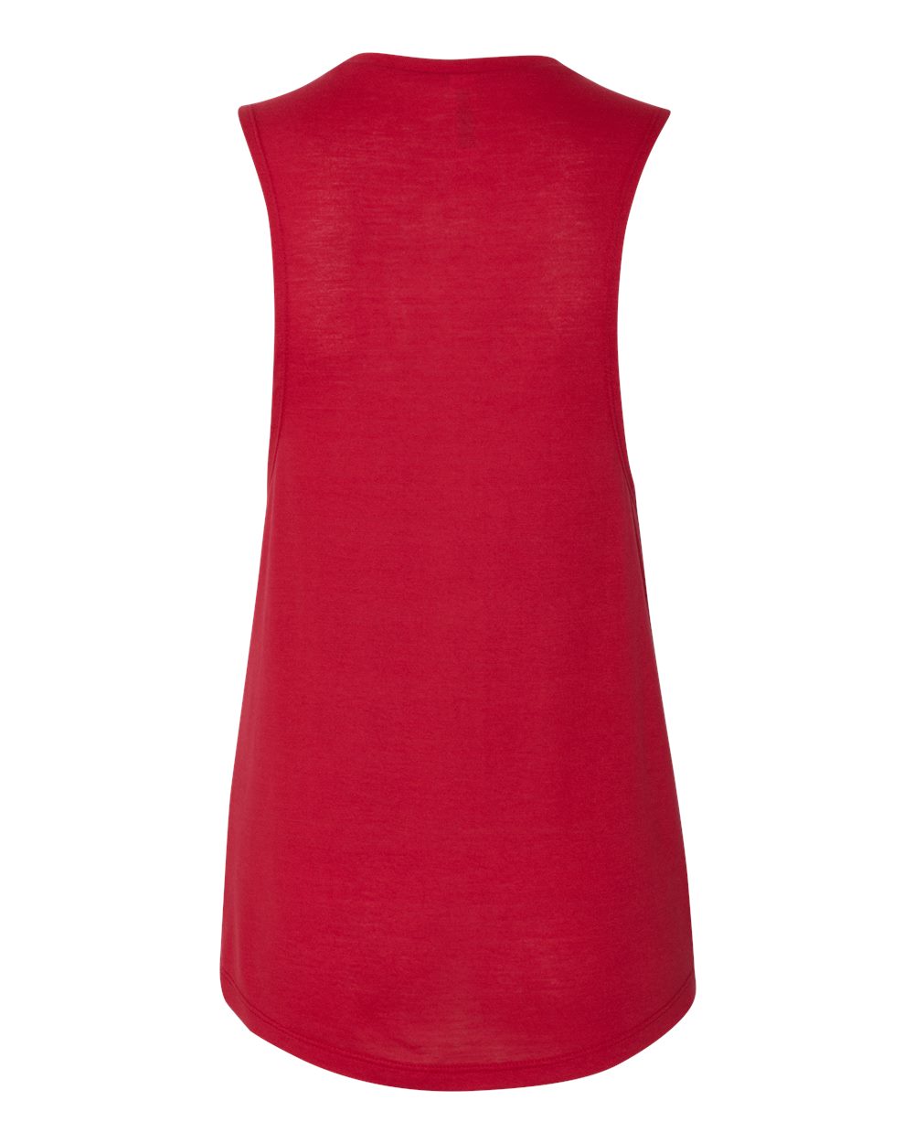 BELLA + CANVAS Women's Flowy Scoop Muscle Tank - 8803 Red