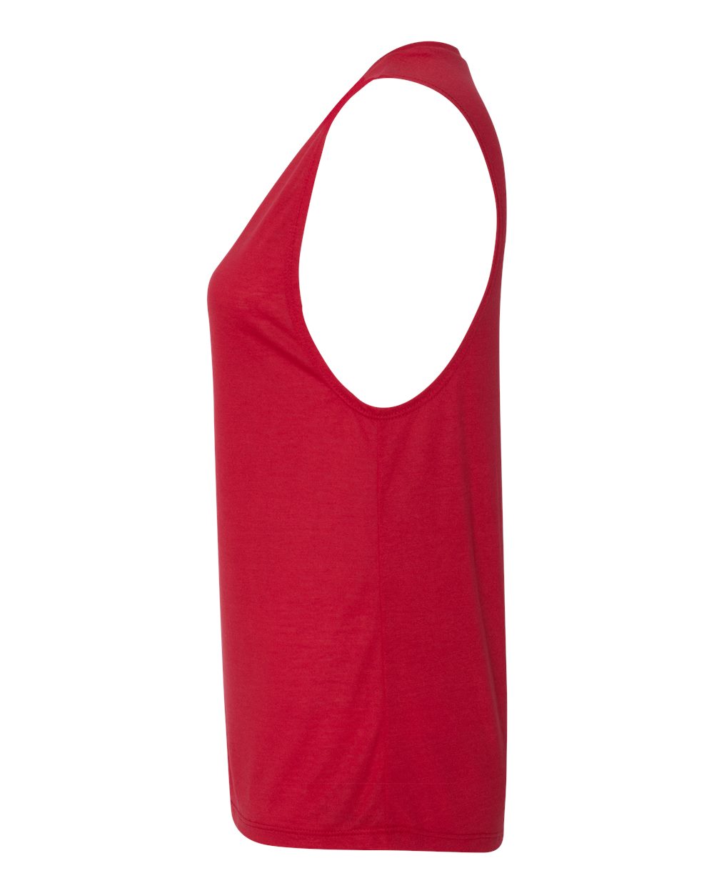 BELLA + CANVAS Women's Flowy Scoop Muscle Tank - 8803 Red