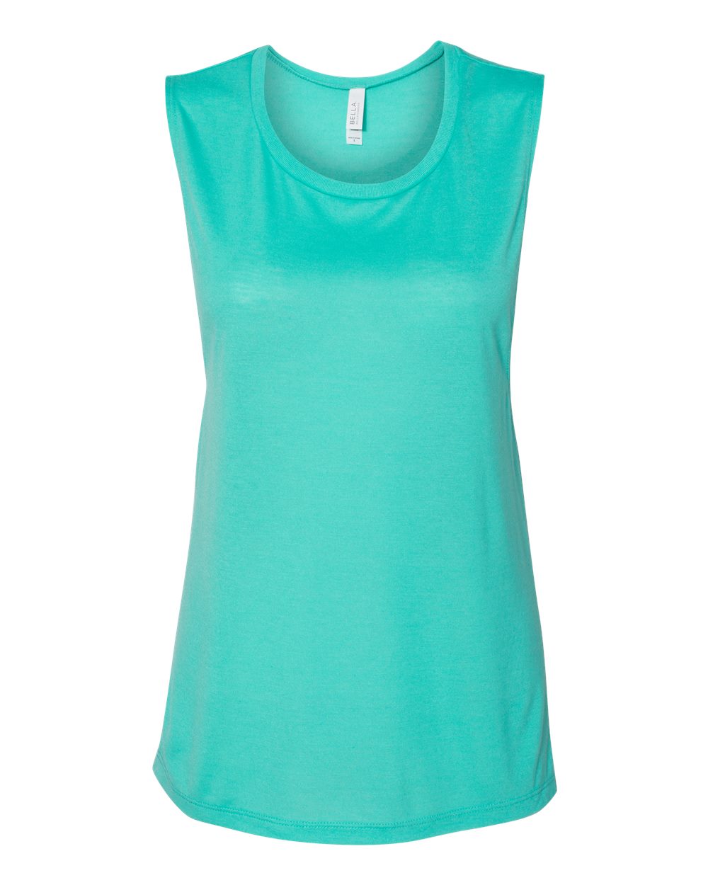 BELLA + CANVAS Women's Flowy Scoop Muscle Tank - 8803 Teal
