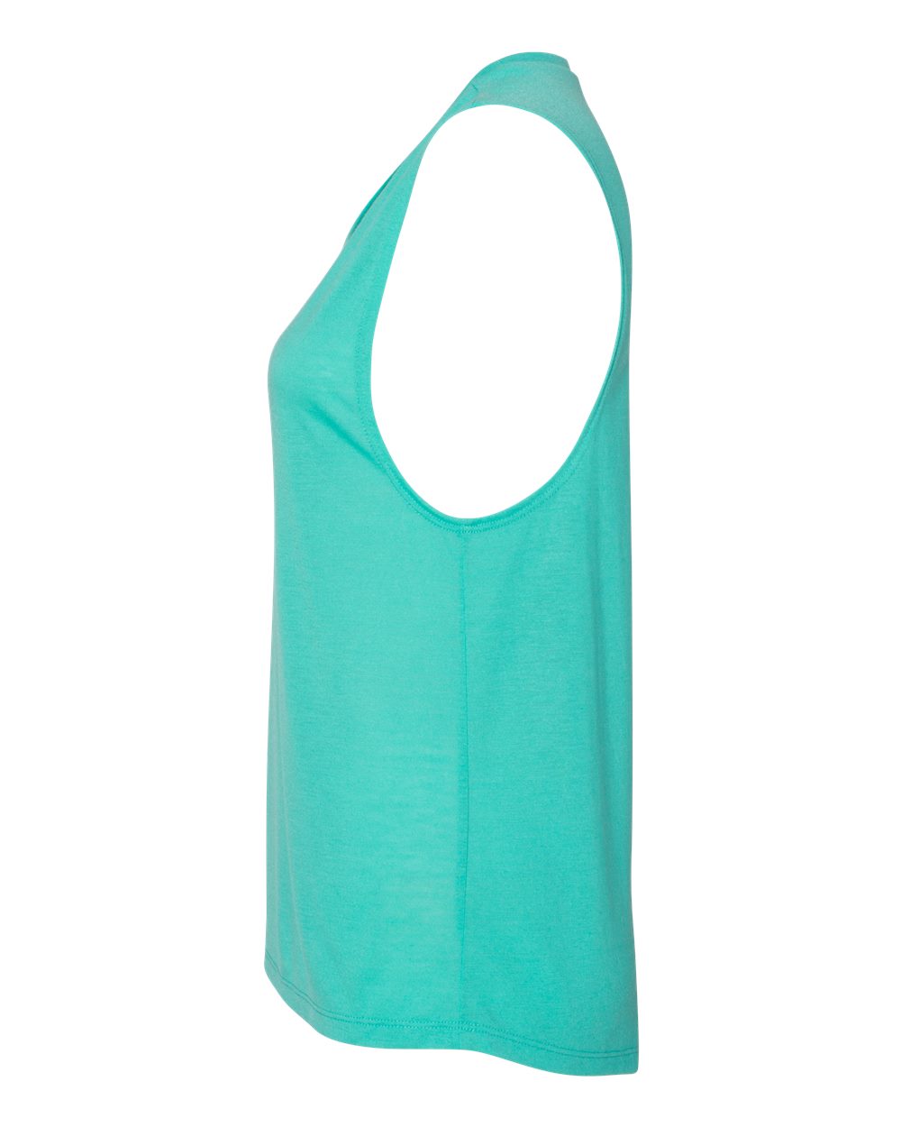 BELLA + CANVAS Women's Flowy Scoop Muscle Tank - 8803 Teal