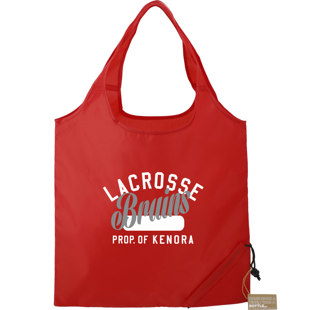 Bungalow RPET Foldable Shopper Tote - SM-5715 Red