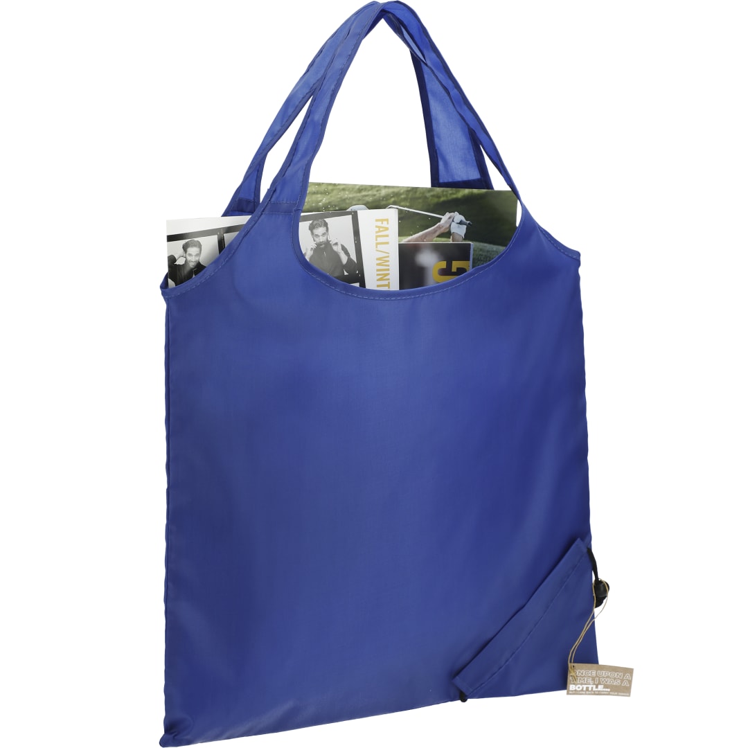 Bungalow RPET Foldable Shopper Tote - SM-5715 Blue