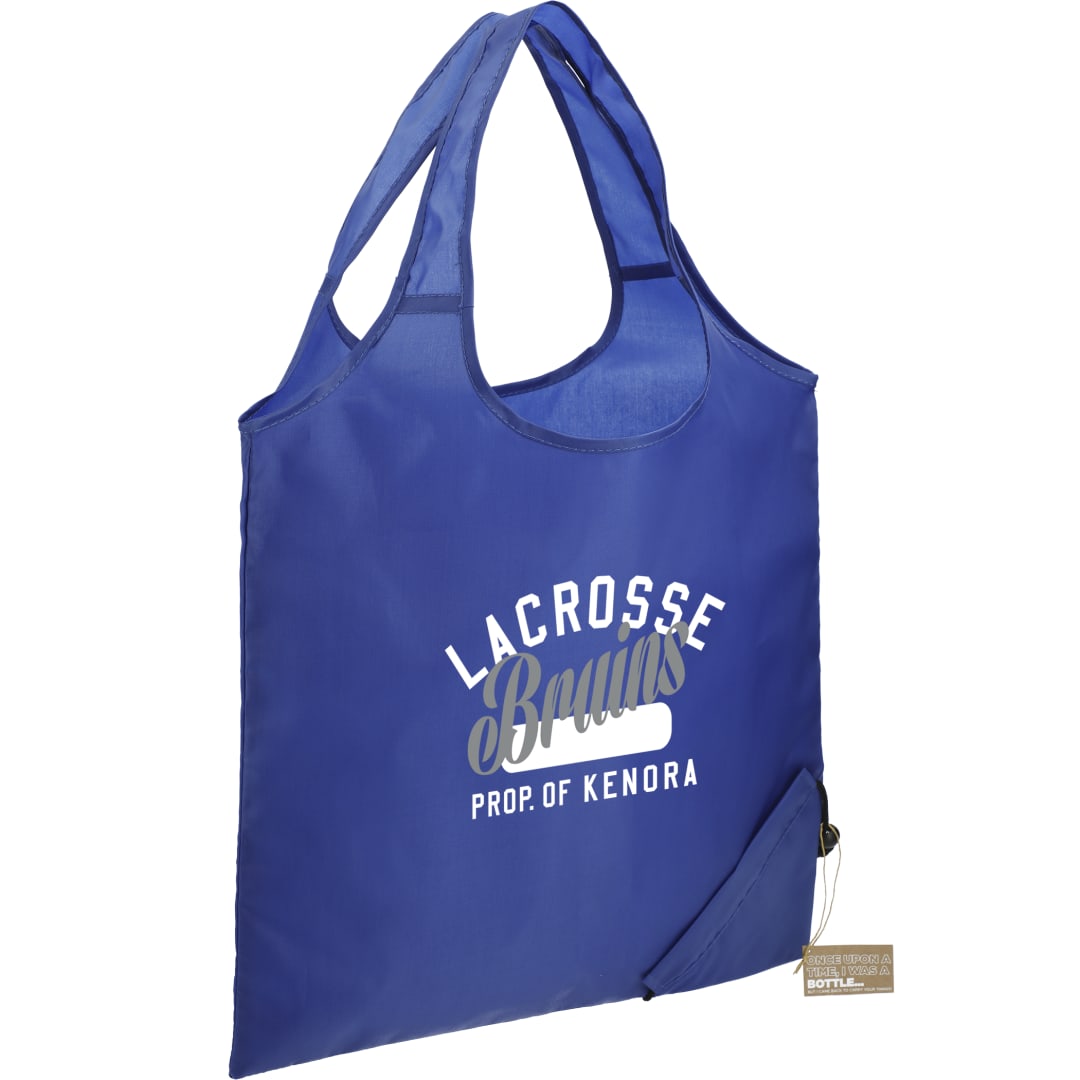 Bungalow RPET Foldable Shopper Tote - SM-5715 Blue