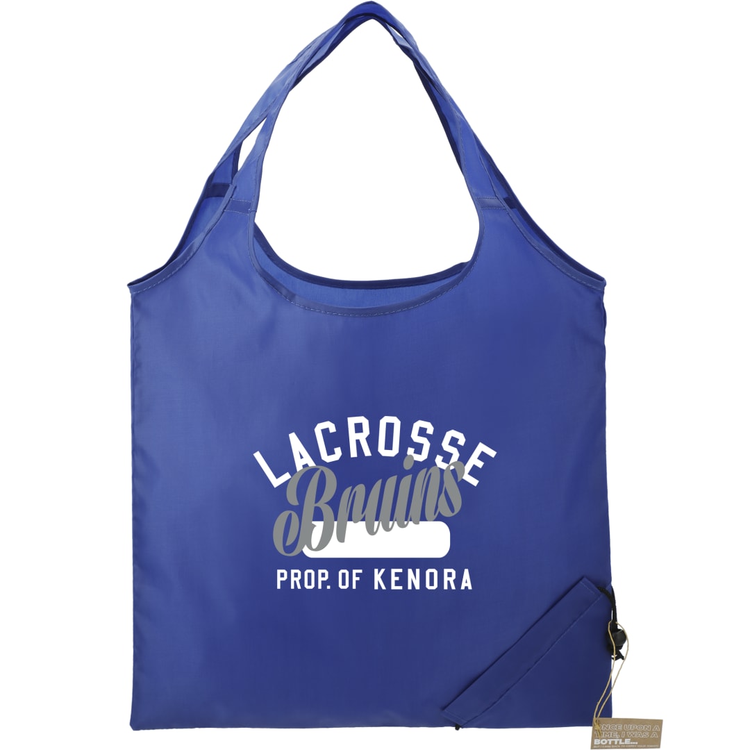 Bungalow RPET Foldable Shopper Tote - SM-5715 Blue