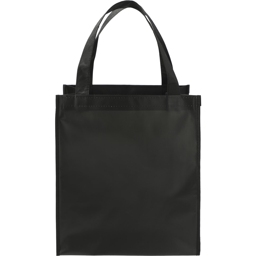 Double Laminated Wipeable Grocery Tote - SM-5725 Black