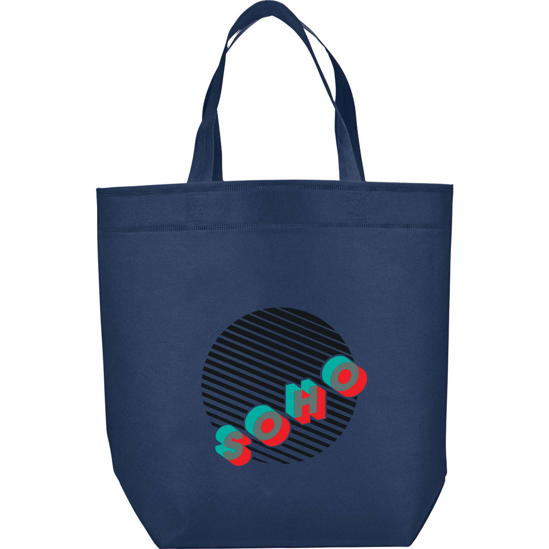 Challenger Non-Woven Shopper Tote - SM-5727 Blue