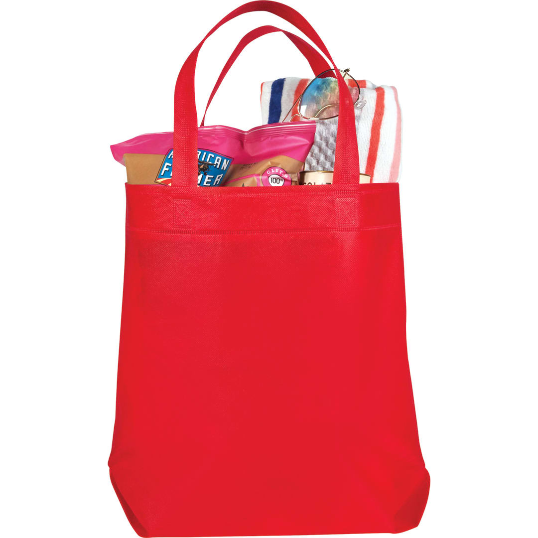 Challenger Non-Woven Shopper Tote - SM-5727 Red