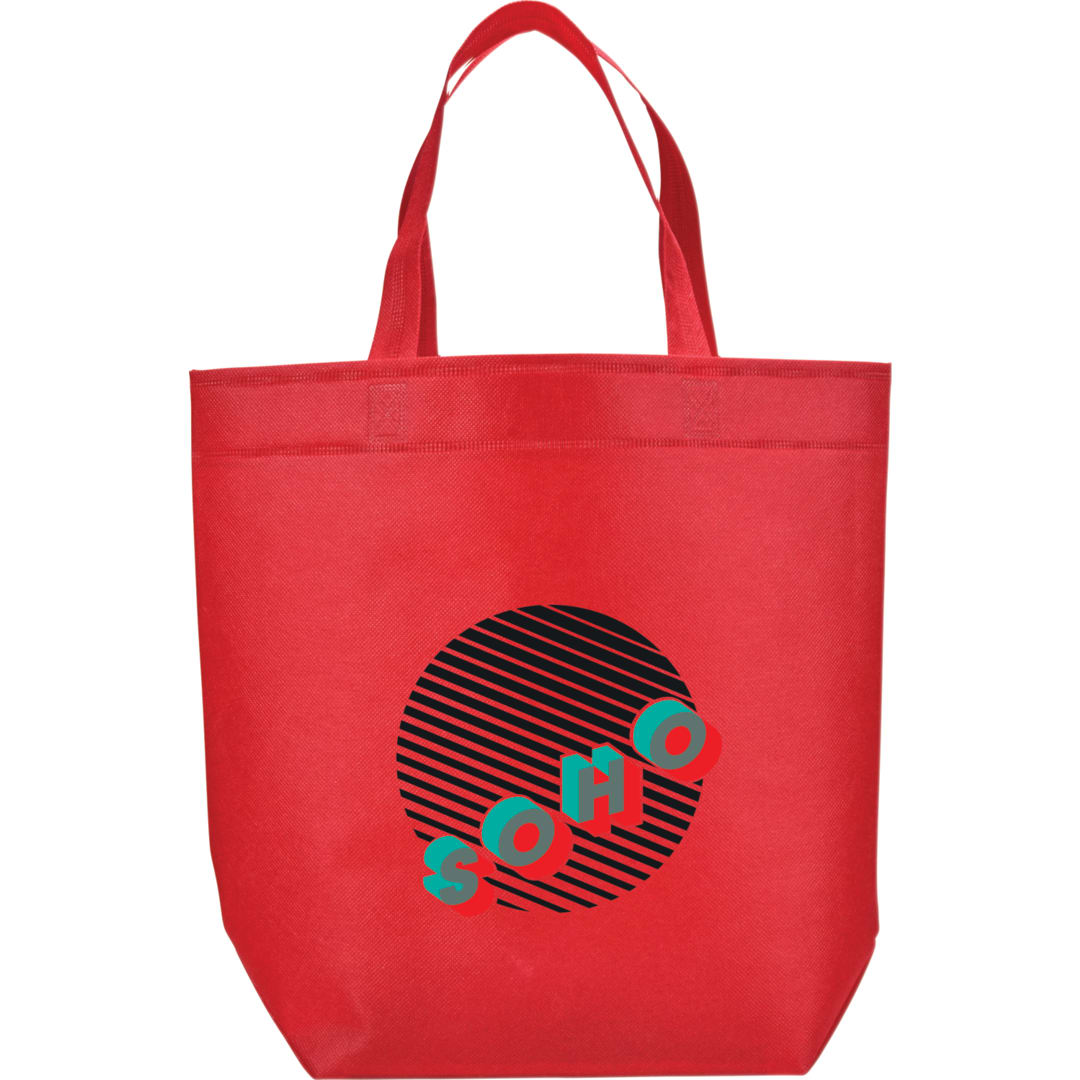 Challenger Non-Woven Shopper Tote - SM-5727 Red