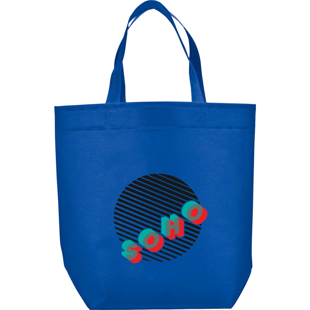 Challenger Non-Woven Shopper Tote - SM-5727 Blue