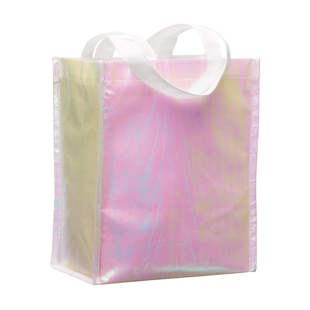 Iridescent Non-Woven Gift Tote - SM-5793 Blue