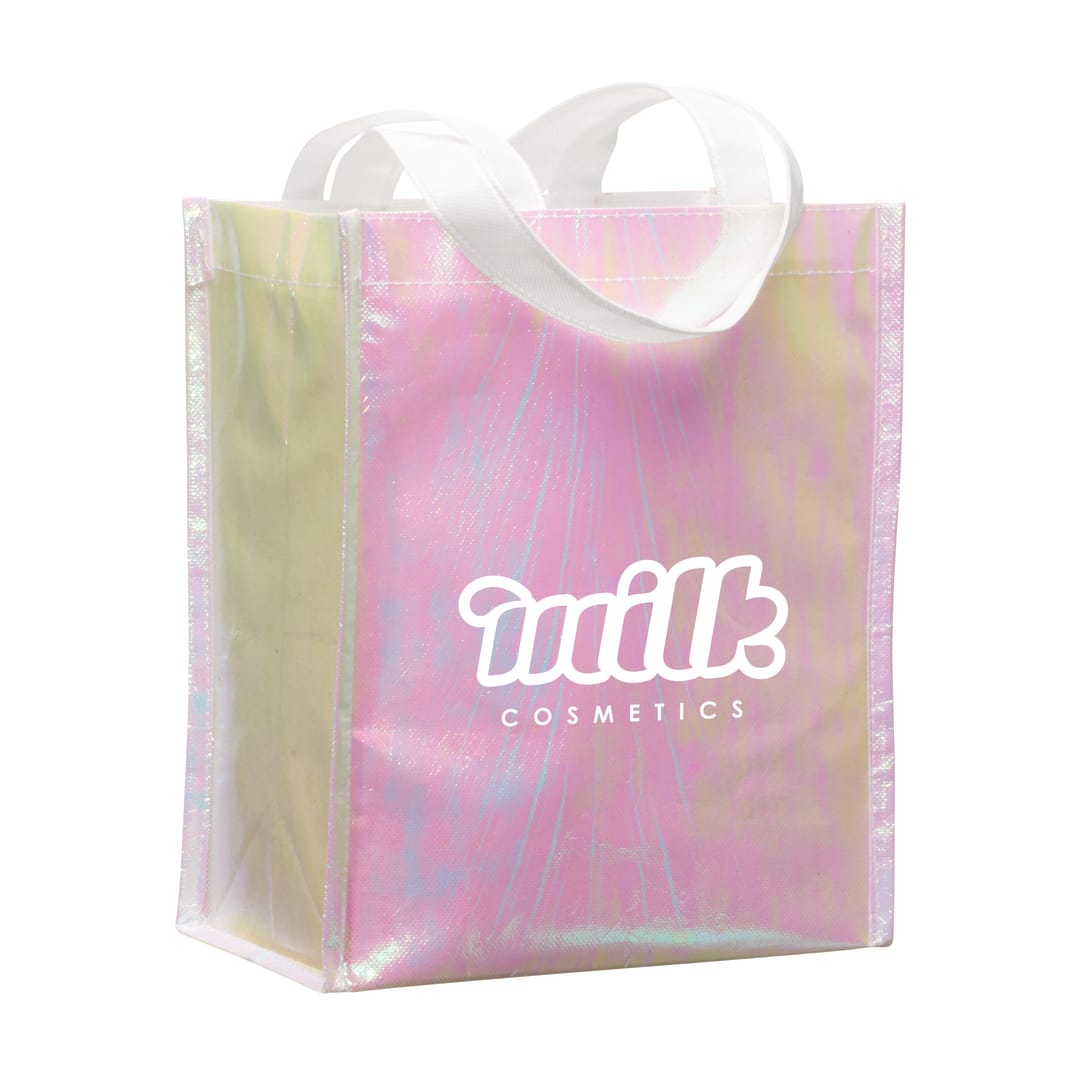 Iridescent Non-Woven Gift Tote - SM-5793 Blue