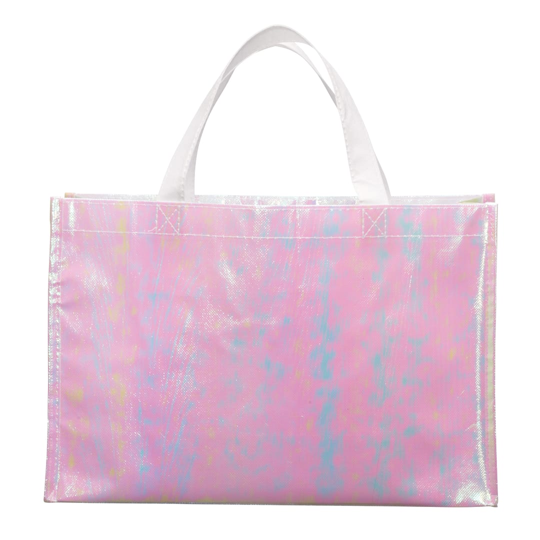  Iridescent Non-Woven Shopper Tote - SM-5797