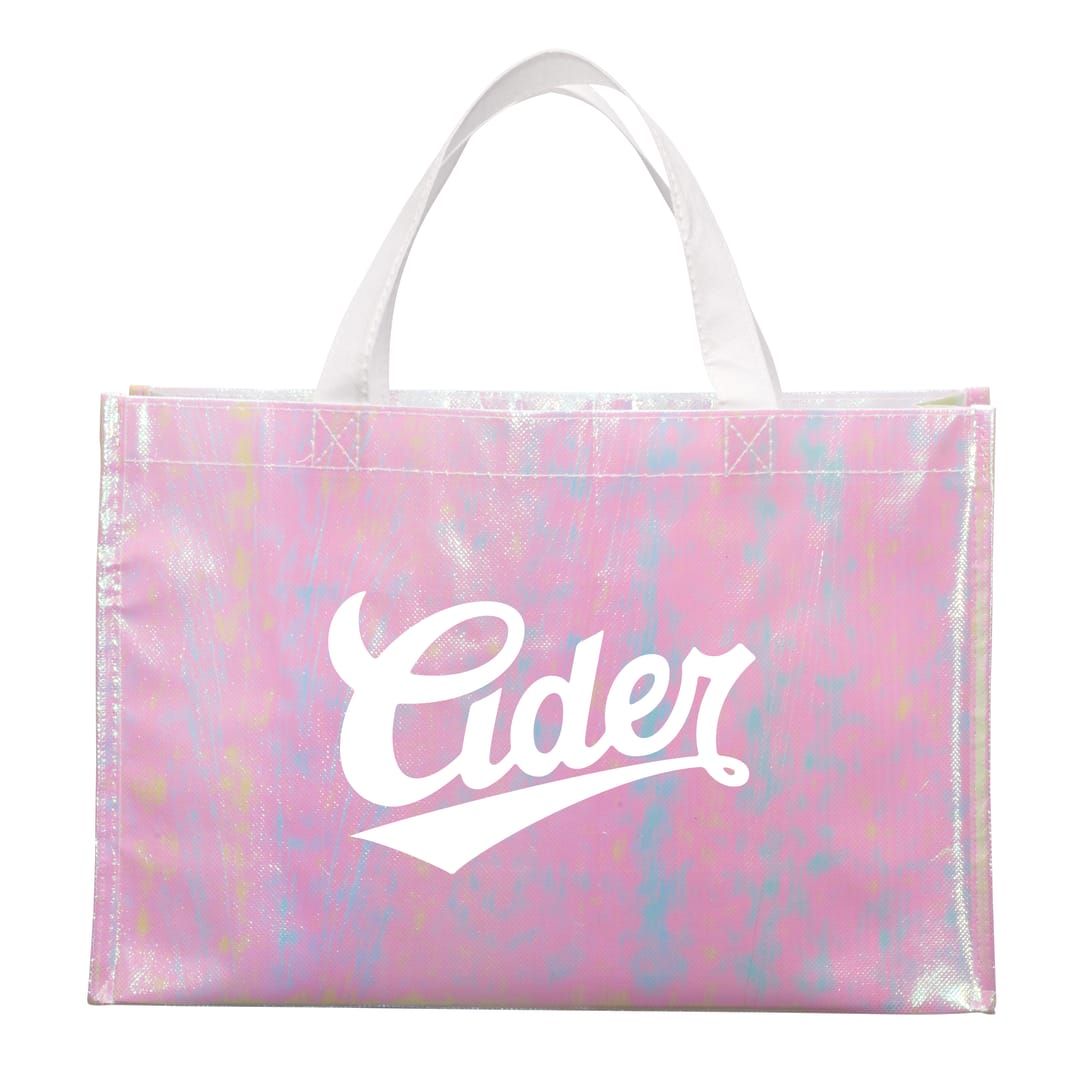 Iridescent Non-Woven Shopper Tote - SM-5797 Blue