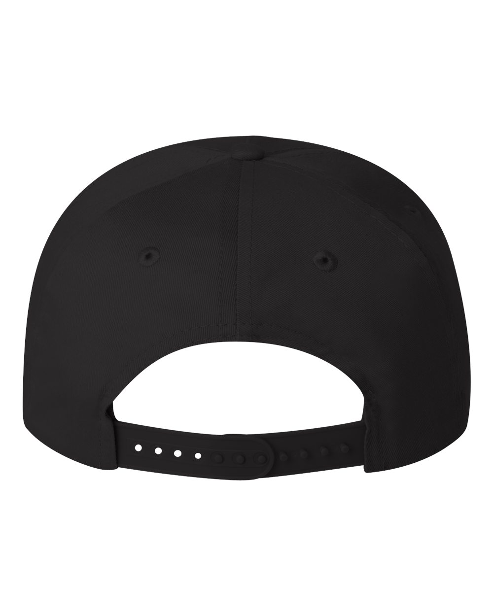 Valucap Five-Panel Twill Cap - 8869 Black