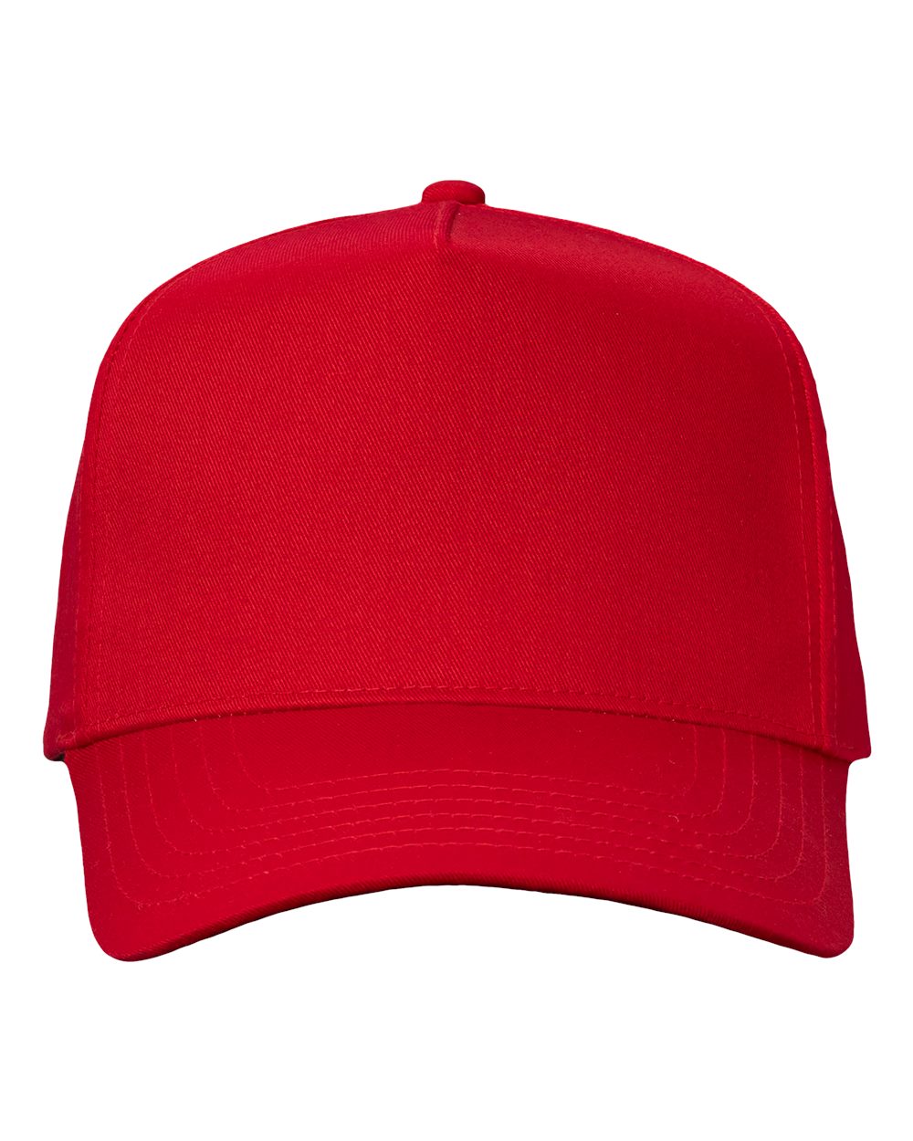 Valucap Five-Panel Twill Cap - 8869 Red