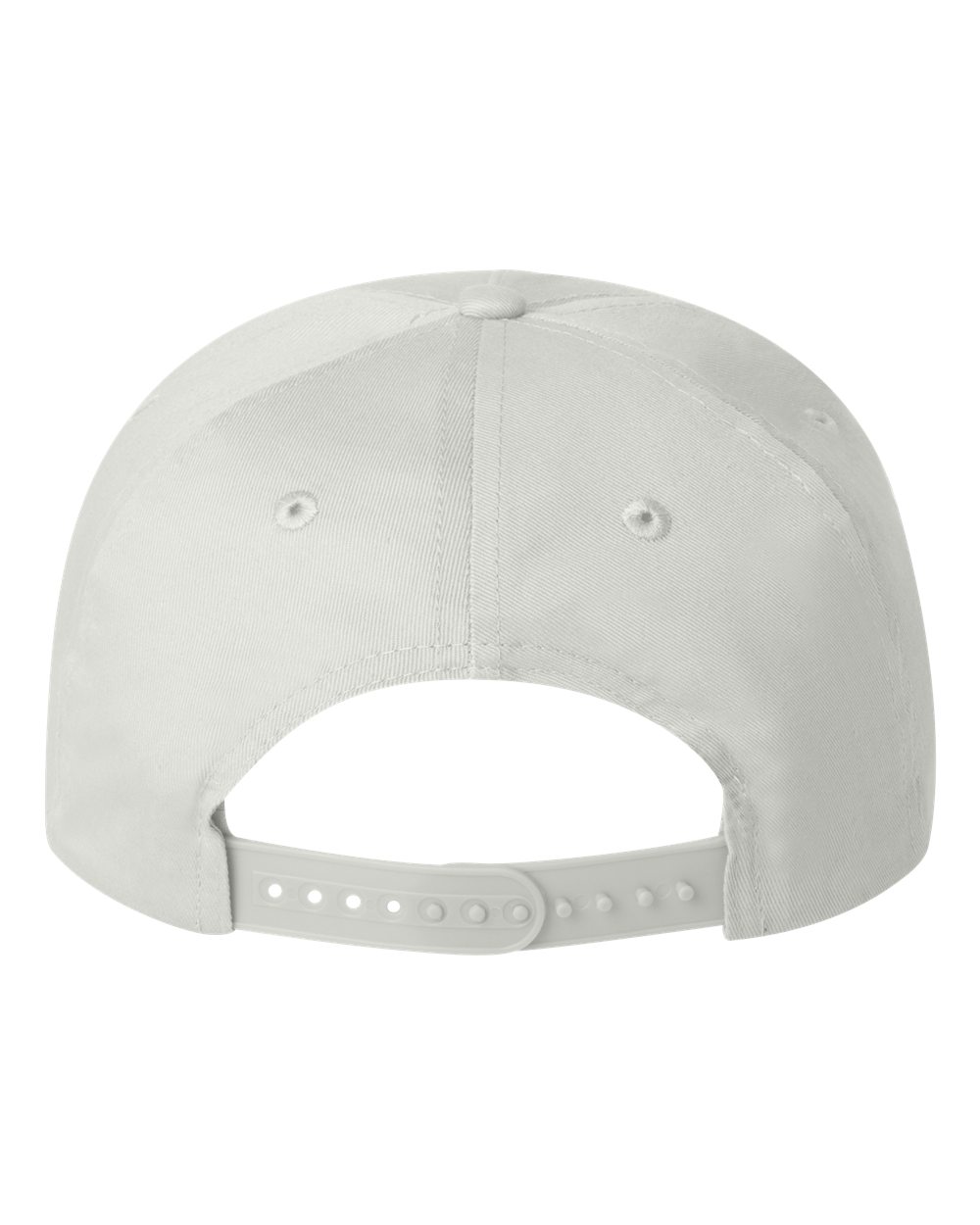 Valucap Five-Panel Twill Cap - 8869 White