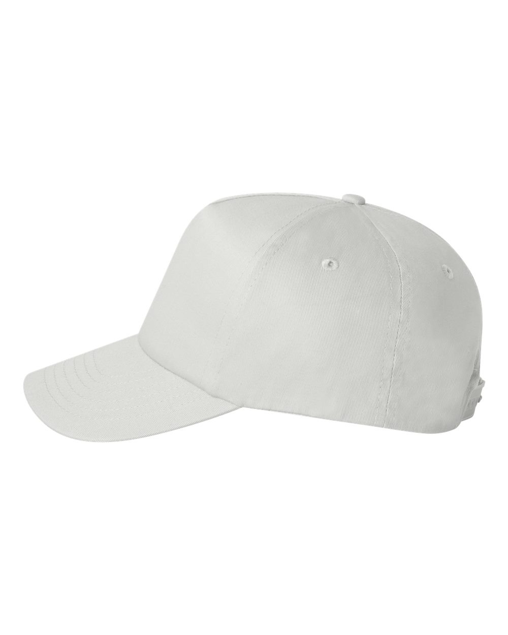 Valucap Five-Panel Twill Cap - 8869 White