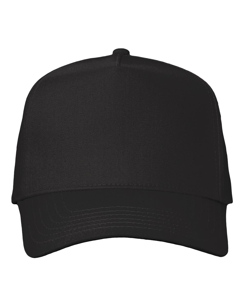 Valucap Five-Panel Twill Cap - 8869 Black