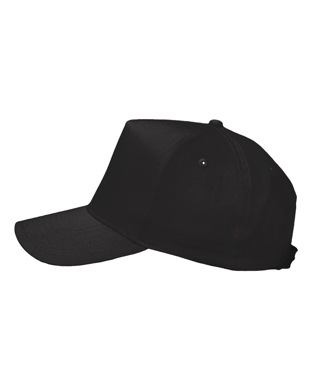 Valucap Five-Panel Twill Cap - 8869 Black
