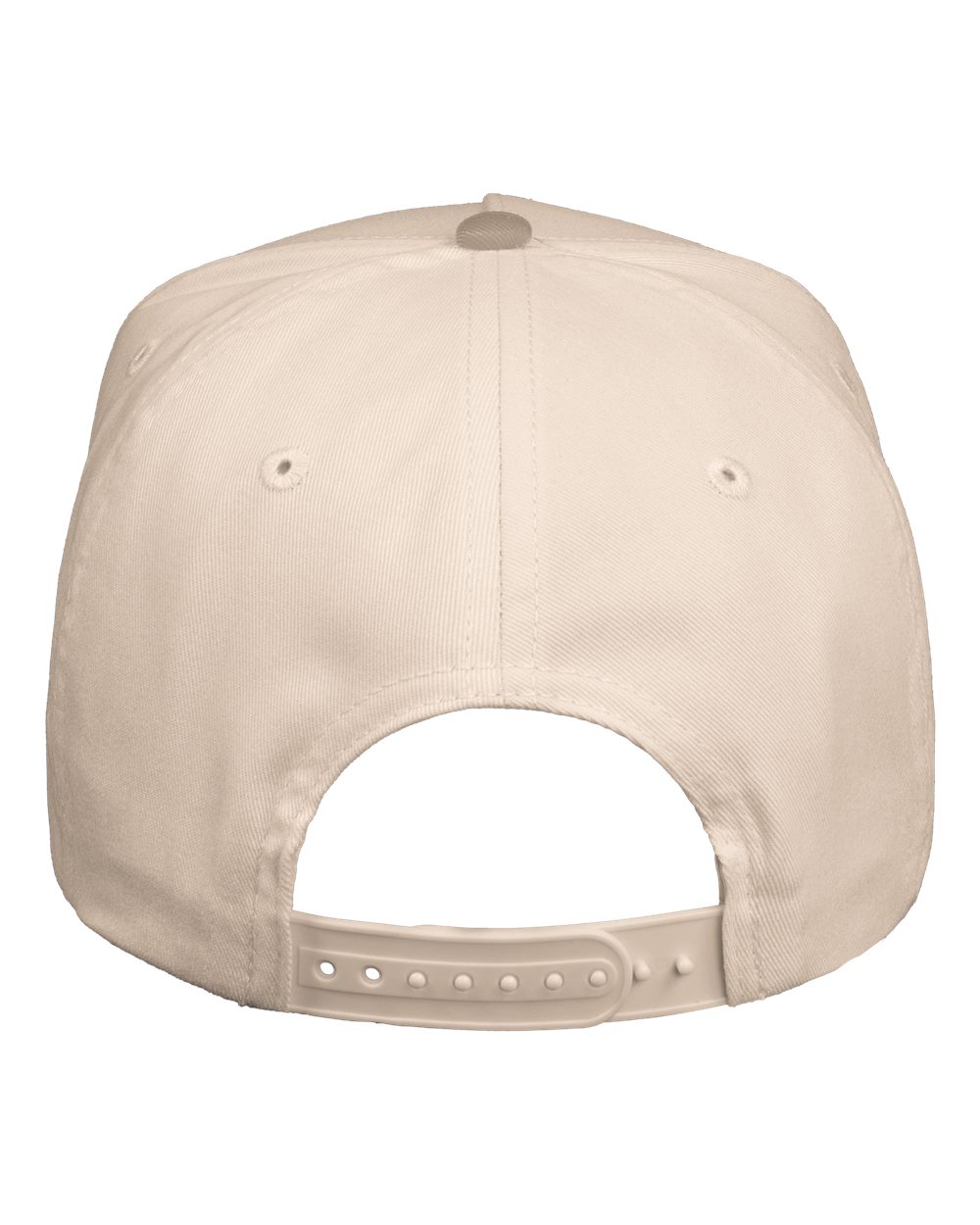 Valucap Five-Panel Twill Cap - 8869 Natural- Khaki